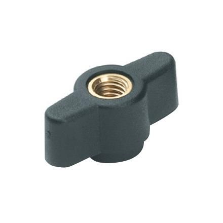 28MM WING KNOB THROUGH THREAD