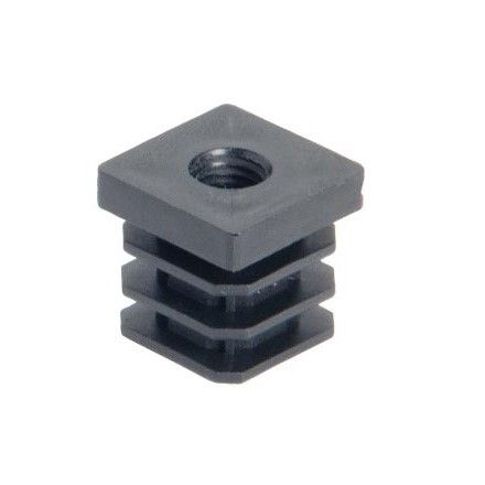 THREADED SQUARE INSERT - RIBBED SHANK